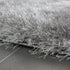 Hochflor Teppich | Flauschiger Hochflor für Wohnzimmer und Schlafzimmer | Grau